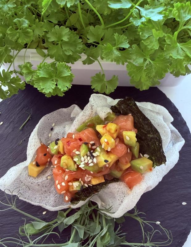 Стартер  лосось - авокадо