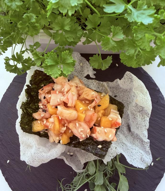 Стартер креветка - манго